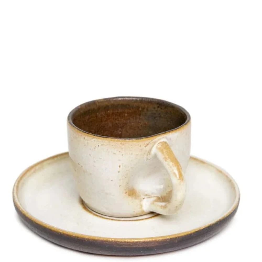 Xícara para Café de Cerâmica Off White 100ml