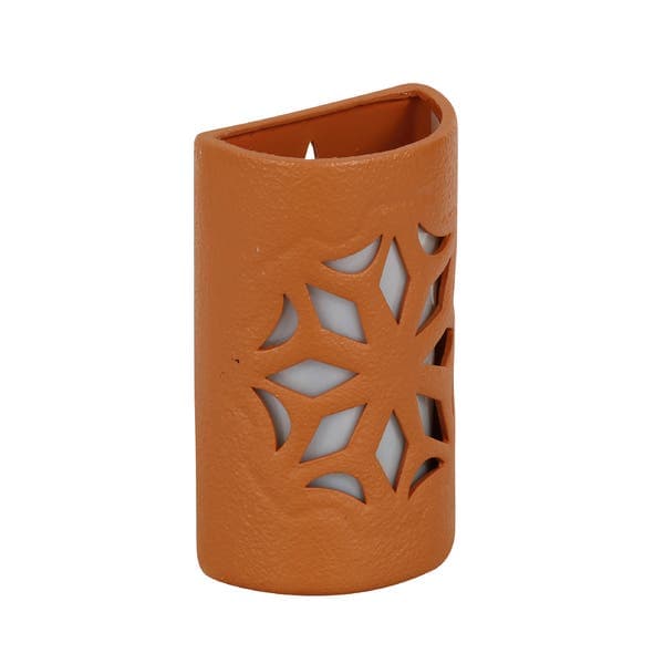 Arandela de Parede Externa IP20 Baruc AlfaLuz Terracota Bivolt