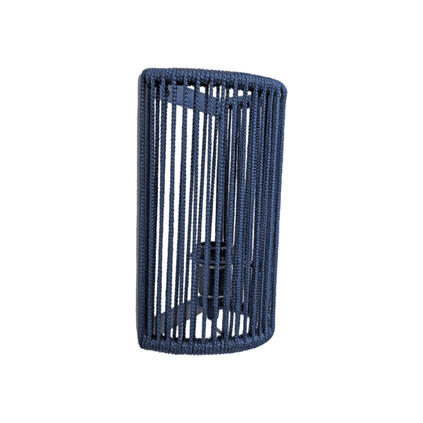 Arandela de Parede Externa IP20 Ibiza Fibrartes Azul 110V