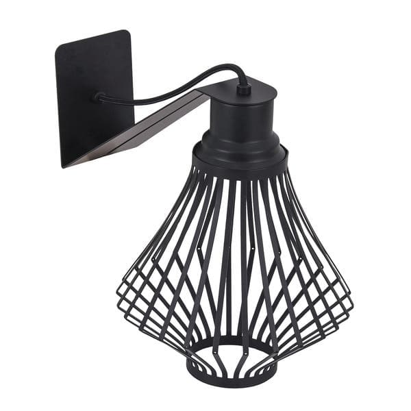 Arandela de Parede Externa IP40 Mandarim Metaldomado Preta Bivolt