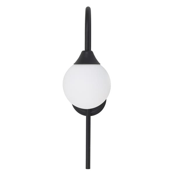 Arandela de Parede Externa IP44 A-101 Ideal Iluminação Preta Bivolt