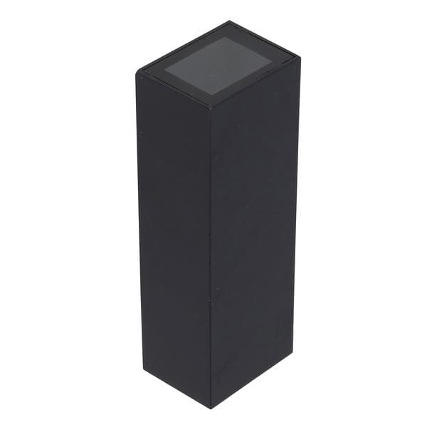 Arandela de Parede Externa IP65 LED Amarelo Focus Slim Gaya Preta Bivolt