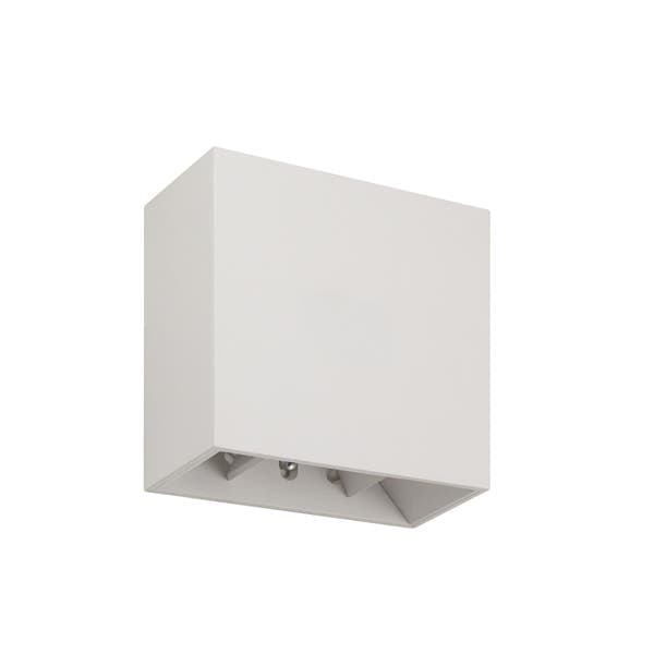 Arandela de Parede Externa LED Amarelo IP65 Facho Ajustável Blumenau Iluminação Branca Bivolt