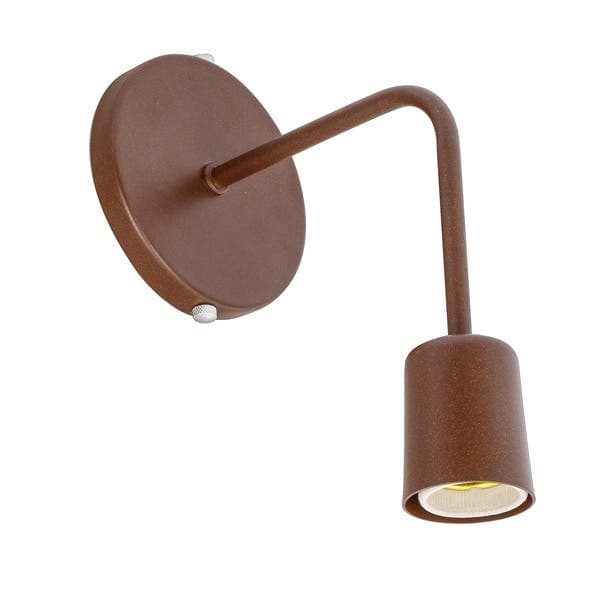 Arandela de Parede Interna IP20 Single Luz Vita Marrom
