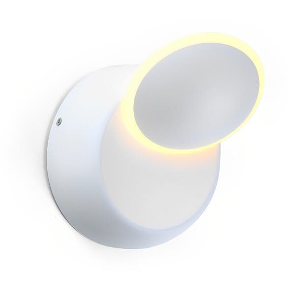 Arandela LED Interna de Parede Bivolt Branca IP65 SL Imports