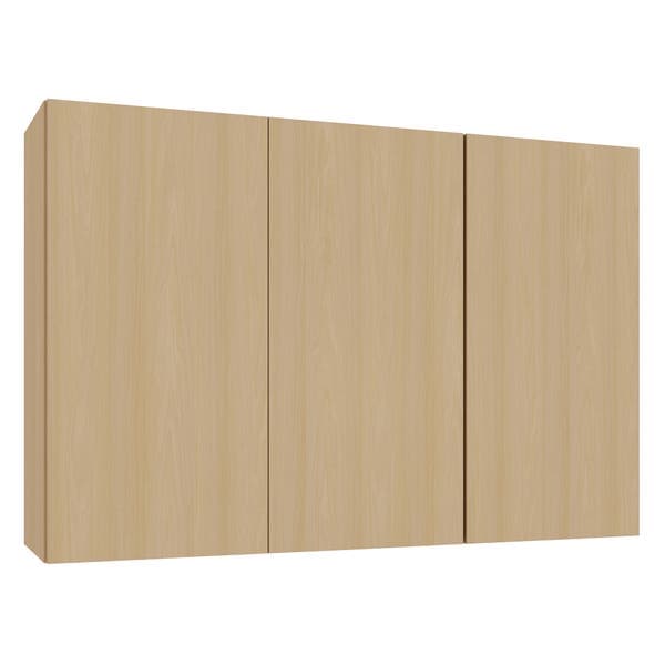 Armário 3 Portas 120x80x32cm Madeira Domus Carvalho UV Luciane