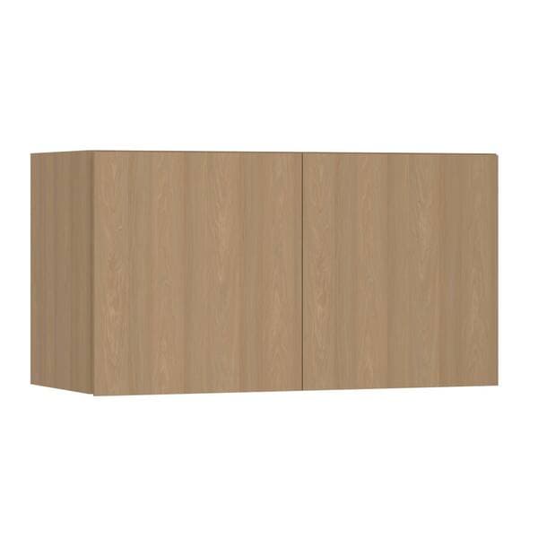 Armário Aéreo de Cozinha MDP Freijó com 2 Portas 80x42,5x33cm Slim Luciane