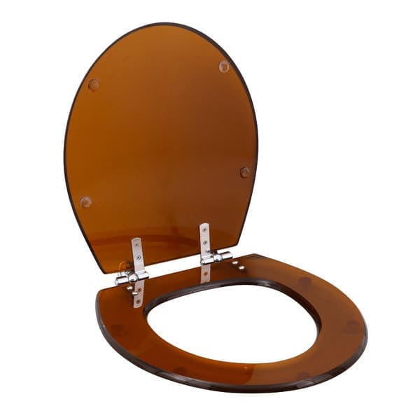 Assento Sanitário Convencional com Fechamento Comum Oval Resina Bronze Policlass