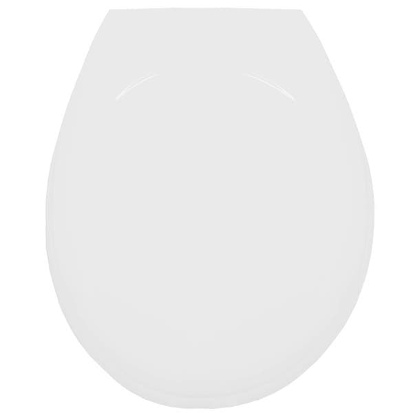 Assento Sanitário Universal oval Luxo Resina Termofixa com Fechamento Convencional Branco Tupan