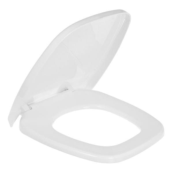 Assento Sanitário Versato/ Fit/ Primula/ Laguna/ Cannes Polipropileno Branco Fechamento Suave Tupan