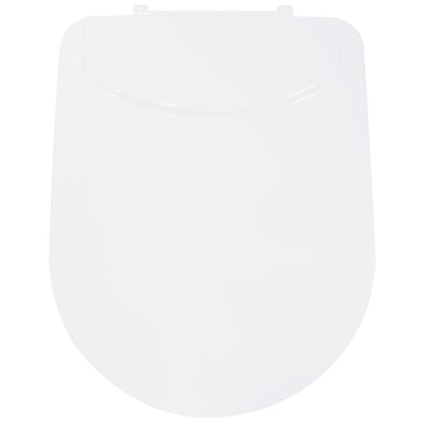 Assento Sanitário Vogue Conforto Em Polipropileno Com Abertura Frontal Com A Proteção Duraguard Branco Tupan