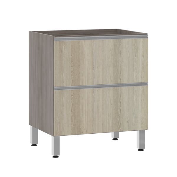 Balcão de Cozinha 2 Gavetões 53x82,5x53cm Cedro Prime Luciane