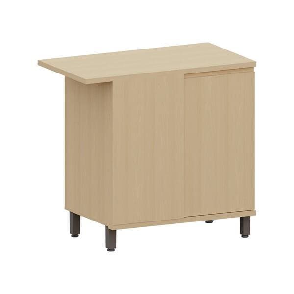 Balcão de Cozinha MDF Carvalho com 1 Porta 95x90x53cm Aura Luciane
