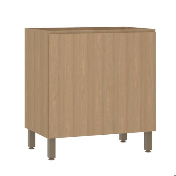 Balcão de Cozinha MDP Freijó com 2 Portas 80x87x53cm Slim Luciane