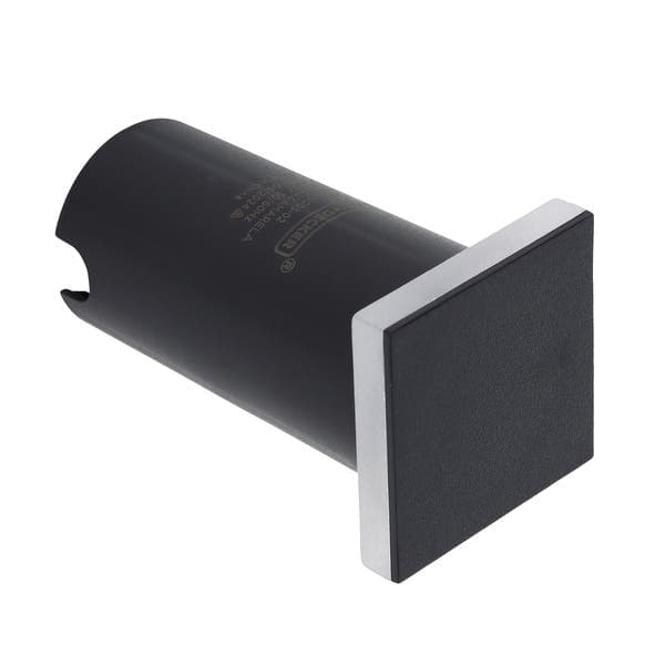Balizador Quadrado de Embutir Com LED Externo Ring Preto Luz Amarela 1W IP67 Black+Decker