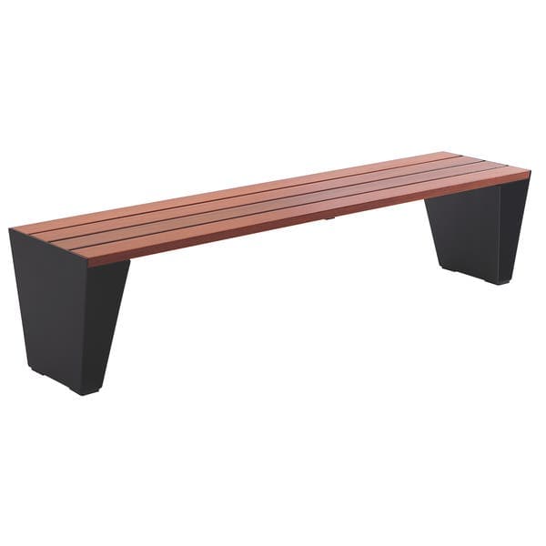 Banco de Jardim em Madeira com 3 Lugares 29x180cm Marrom Urban Tramontina