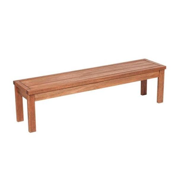 Banco de Jardim em Madeira com 3 lugares 42x160cm Marrom Ipanema Butzke
