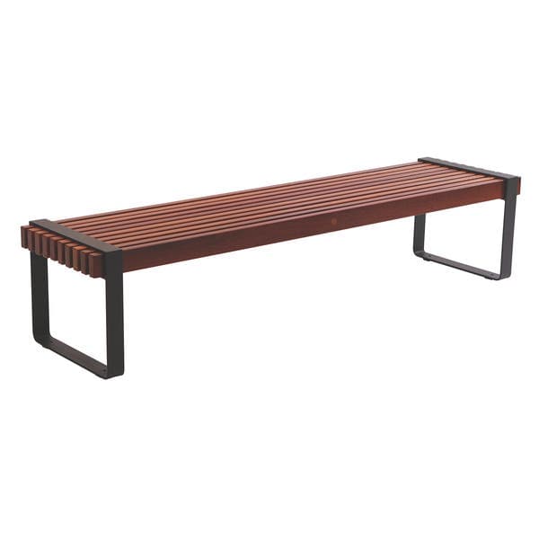 Banco de Jardim em Madeira com 3 Lugares 50x200cm Marrom Urban Tramontina