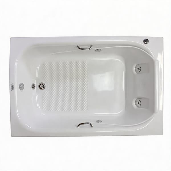 Banheira com Hidromassagem 1,70x1,10m Goldline sem Aquecimento Cristal Ouro Fino