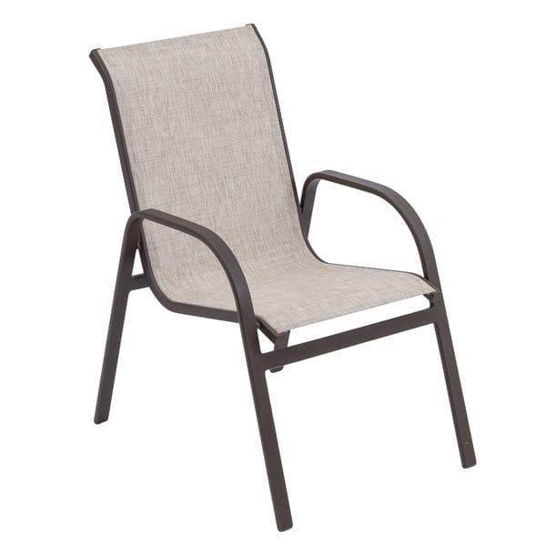 Cadeira de Jardim 94x57 cm Bege Marrom Cannes Portinaty