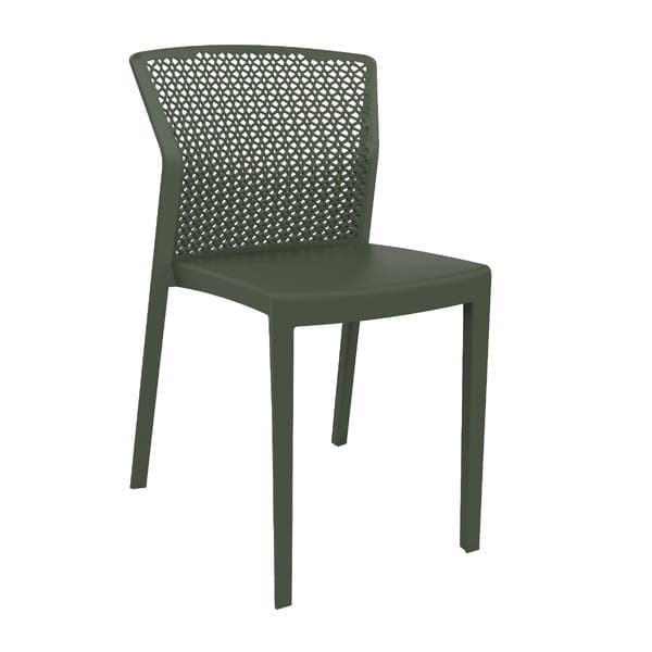 Cadeira de Jardim em Plástico 79,8x47 cm Verde Alecrim Peti I'm In Home