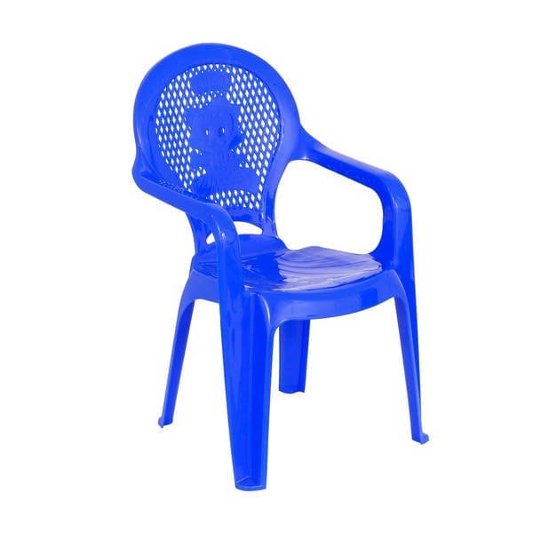 Cadeira de Jardim Infantil em Plástico 56x35cm Azul Catty Infantil Tramontina