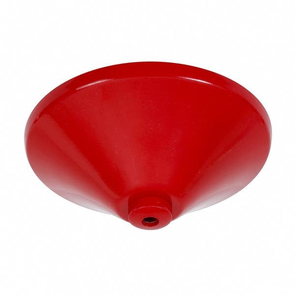 Canopla para Pendente Cônica 1 Lâmpada Metal Vermelho