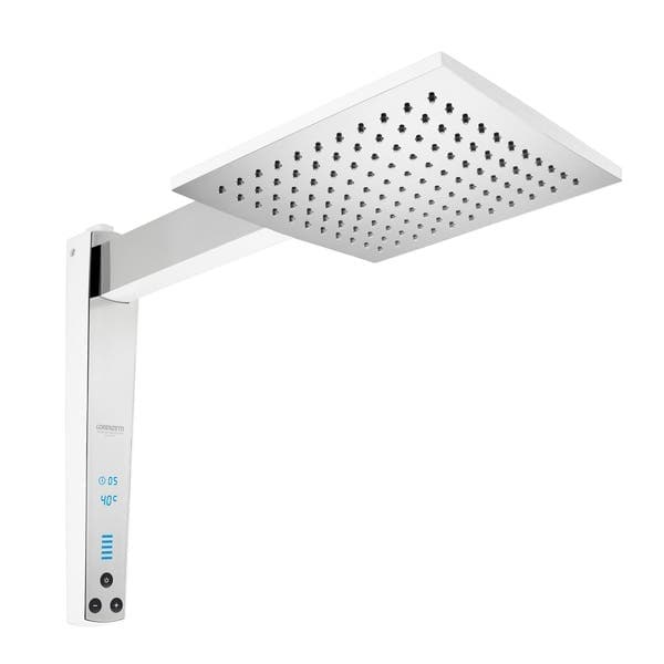 Chuveiro Digital 220V 6800W Century Branco e Cromado Lorenzetti