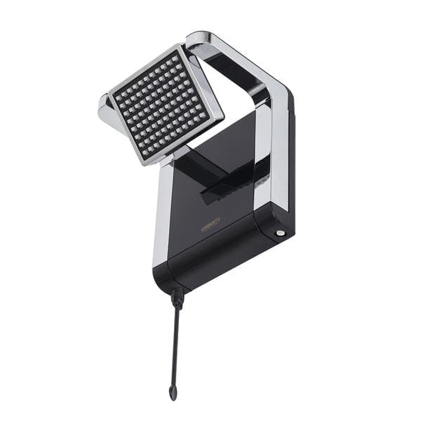 Chuveiro Elétrico Eletrônico 127V (110V) 5500w Preto e Cromado Redondo Acqua Star Lorenzetti