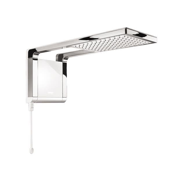 Chuveiro Eletrônico 220V 6800W Branco e Cromado Acqua Storm Lorenzetti