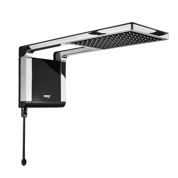 Chuveiro Eletrônico 220V 6800W Preto e Cromado Acqua Storm Lorenzetti