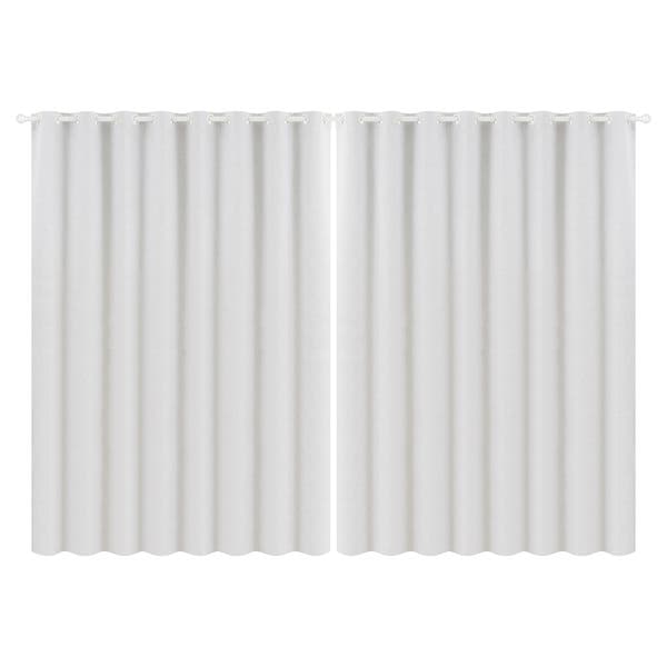 Cortina Com Blackout Zeus Vestis Ilhós 2 Folhas 5,40x2,60m Branco
