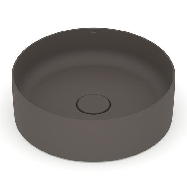 Cuba para Banheiro de Apoio Louça Redonda Cafe 39cm Terra Roca