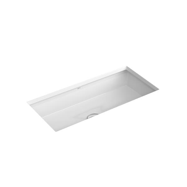 Cuba para Banheiro de Embutir Louça Retangular Branca 59x31cm L 1071 17 Deca