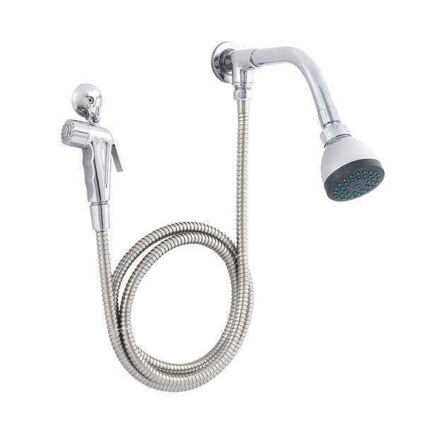 Ducha com Chuveirinho Redonda Parede Cromada Charlotte Sensea