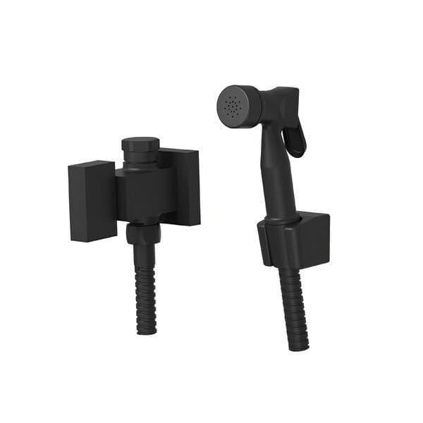 Ducha Higiênica 1,2m Preta Metal Horus 1745 BK450 Fani