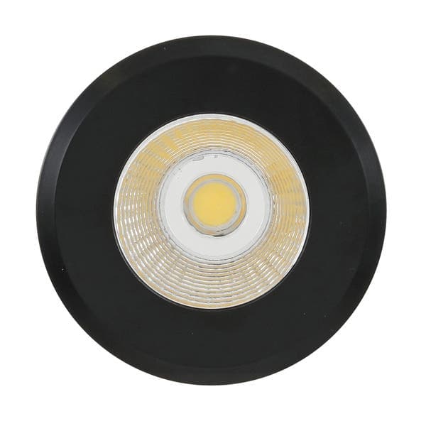 Embutido Solo LED Externo Luz Amarela Cob de Embutir Preto 4W IP67 Bivolt Plástico Gaya