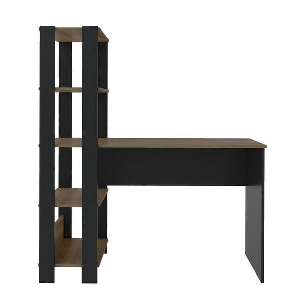 Escrivaninha 120x63cm Pinho com Preto MDP Match Artely