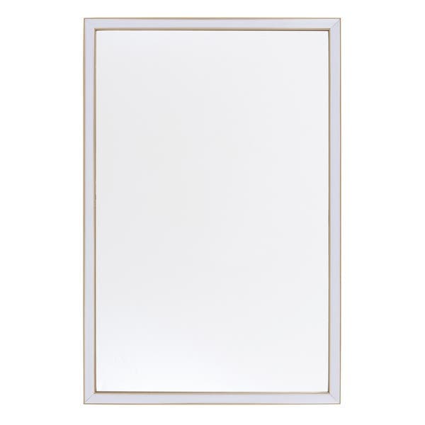 Espelho para Banheiro Retangular com LED Bivolt Moldura Dourada 60x40cm Serena Spot Line