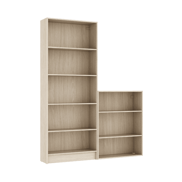 Estante de Madeira MDP com 6 Prateleiras Oásis 204,8x159,6x28cm 54Kg EVO'M Spaceo
