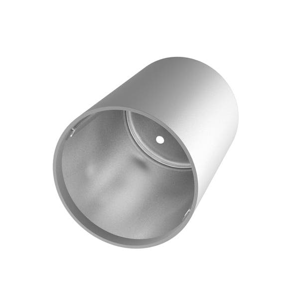 Externo de Plafon 1 Lâmpada Branco Alumínio Luminatti