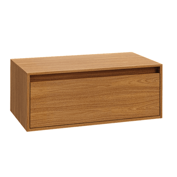 Gabinete para Banheiro 80cm Madeira MDF Amadeirado Onix Darabas Agardi
