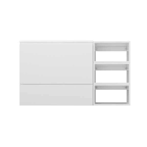 Gabinete para Banheiro com Cuba 120cm Branco Democratic Venturi