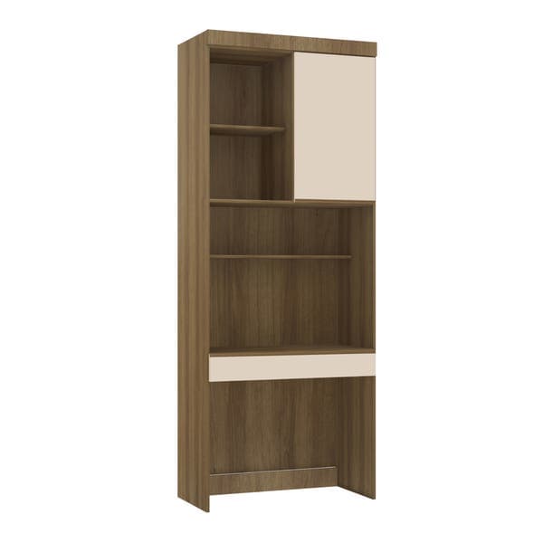 Guarda-Roupa Modulado 1 Porta de Abrir 1 MDP Avelã 90x230x46,5 Milano Luciane