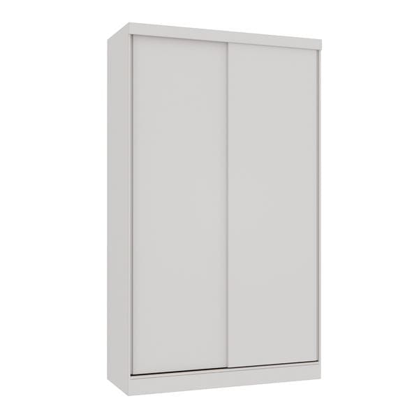 Guarda-Roupa Modulado 2 Portas de Correr 3 Gavetas MDP Branco 230x134,5x54cm Milano Luciane