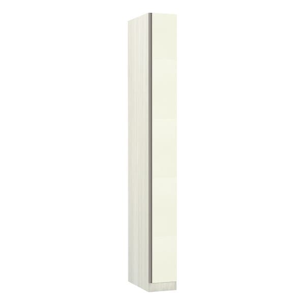Guarda-Roupa Modulado Legno Crema 1 Porta de Abrir Kashmir MDP 236x25,3x56cm Prime Luciane