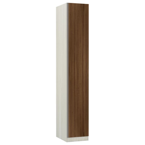 Guarda-Roupa Modulado Legno Crema 1 Porta de Abrir Nogueira Dourado MDP 236x40,3x56cm Prime Luciane