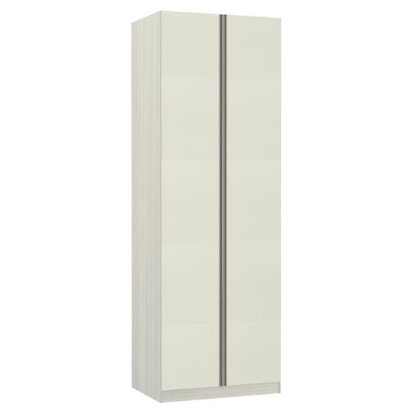 Guarda-Roupa Modulado Legno Crema 2 Portas de Abrir Kashmir 2 Cabideiros MDP 236x80,4x56cm Prime Luciane