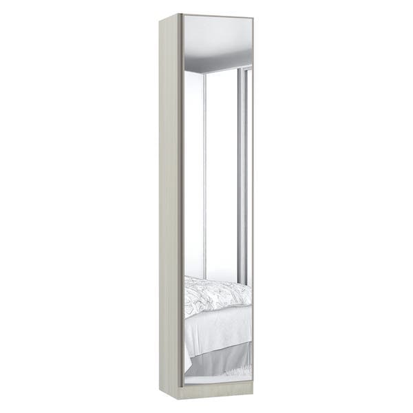 Guarda-Roupa Modulado Sapateira Legno Crema 1 Porta de Abrir com Espelho MDP 236x50,3x37,5cm Prime Luciane