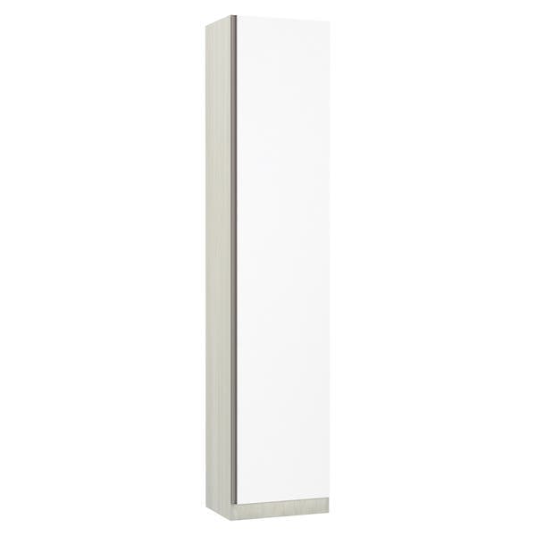 Guarda-Roupa Modulado Sapateira Legno Crema com 1 Porta de Abrir Branco MDP 236x50,3x37,5cm Prime Luciane